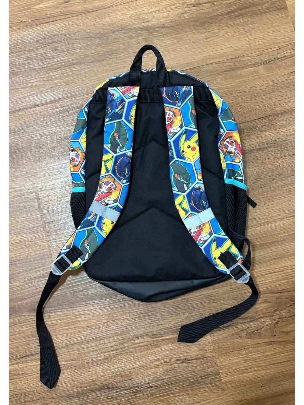 Pokémon Pikachu Kids Backpack Blue Poké Ball Character School Book Bag